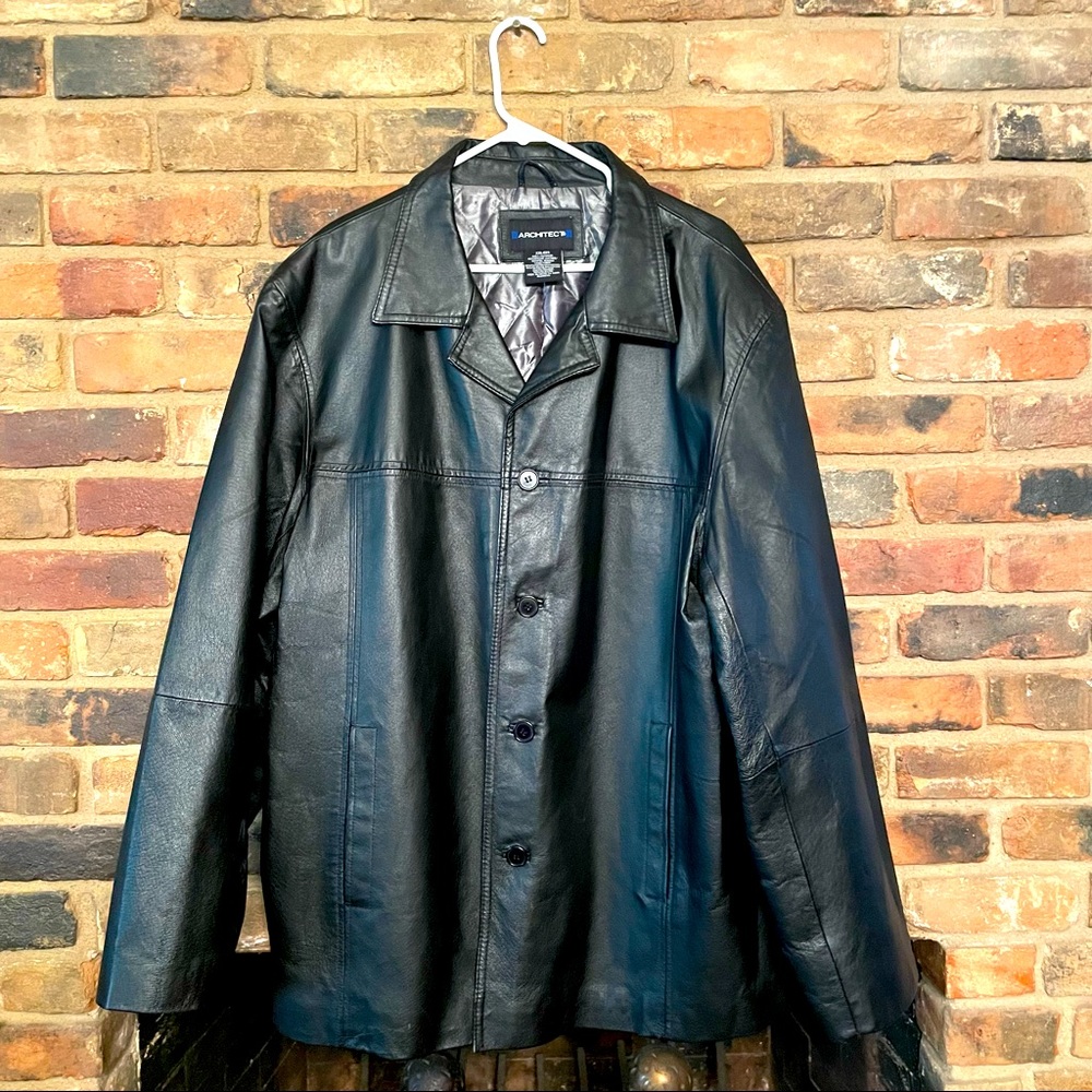 ARCHITECT XXL MENS GENUINE LEATHER JACKET